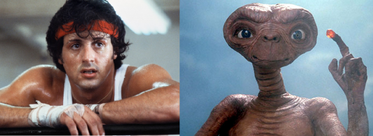 Rocky and ET